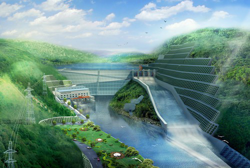 山南老挝南塔河1号水电站项目